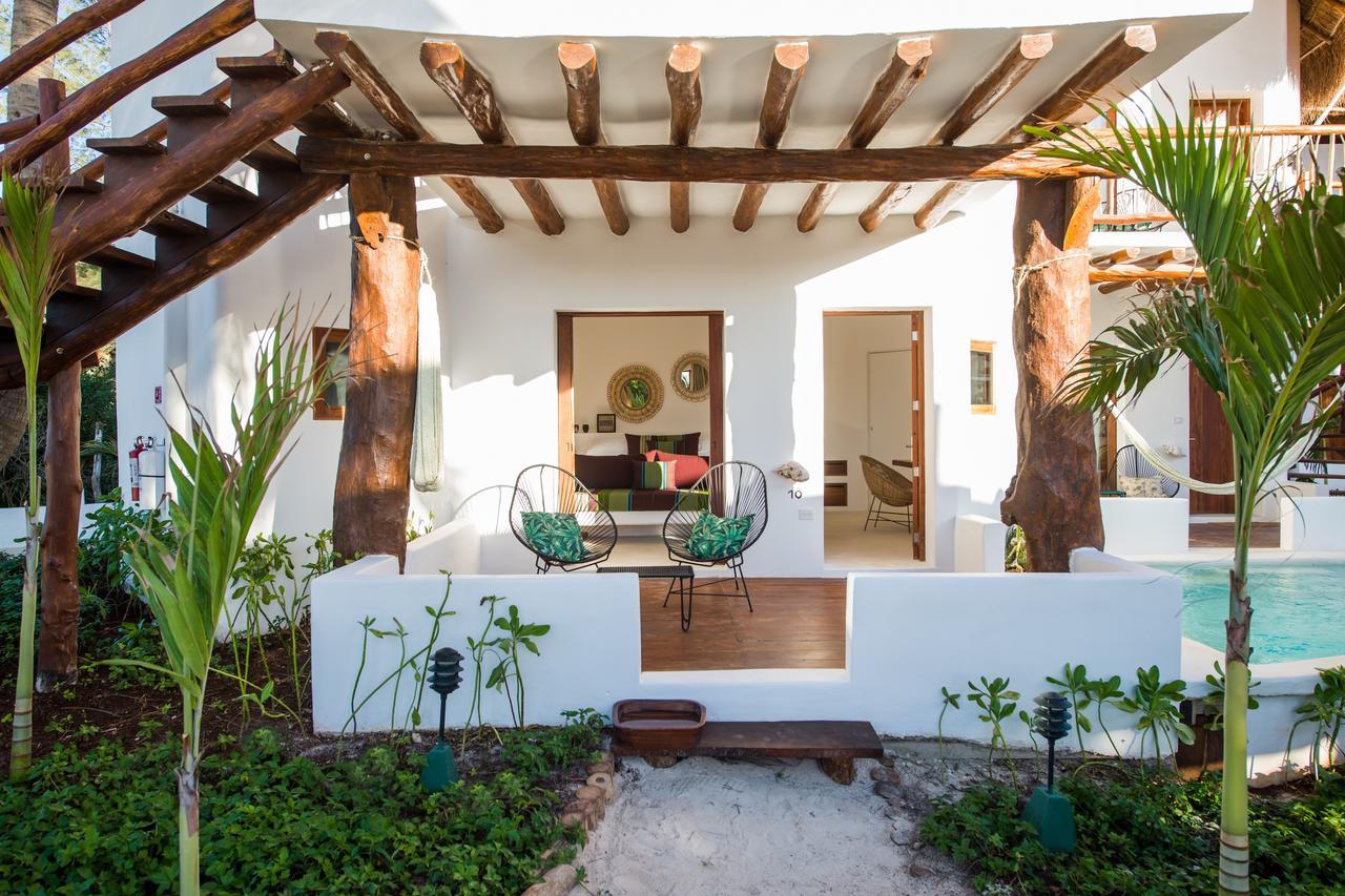 Villas Hm Palapas Del Mar Isla Holbox Bagian luar foto